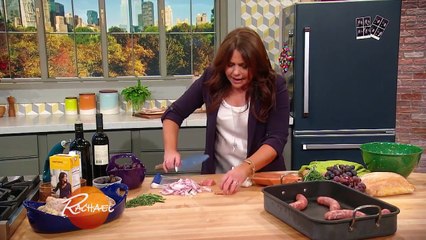 Roast Chicken and Sausage with Grapes and Olives | Rachael Ray Show