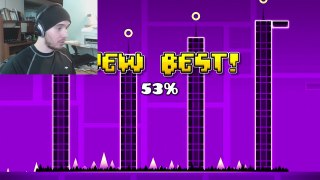 I ALMOST HAD A HEART ATTACK! - Playing Geometry Dash (Rage Quit) - Charmx Reupload