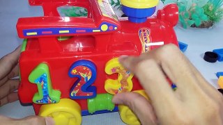 Learn Colors and Numbers with TRAIN Colors and Numbers for Toddlers Kids Children