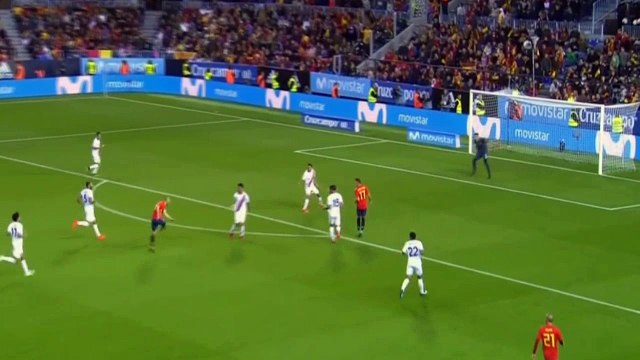 Andres Iniesta Goal Spain 5 - 0 Costa Rica 11-11-2017