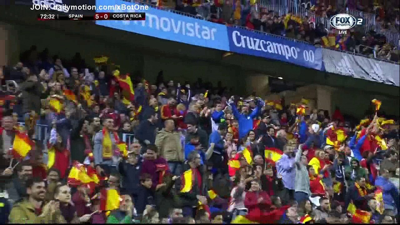 Andres Iniesta Goal HD - Spain 5 - 0 Costa Rica - 11.11.2017 (Full Replay)