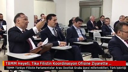 TBMM Heyeti, Tika Filistin Koordinasyon Ofisine Ziyarette Bulundu