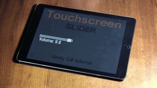 Unity Touchscreen Tutorial: Slider