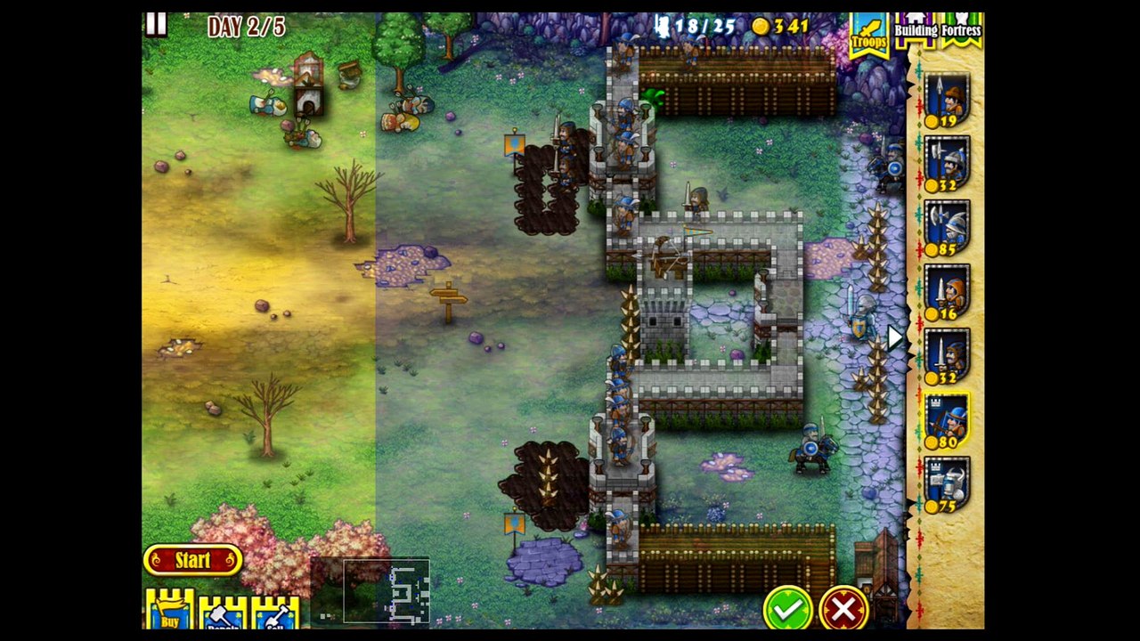 fortress siege　＃1　castle defense game
