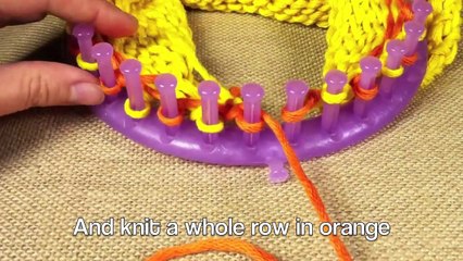 How to Loom Knit a Sack Bag (DIY Tutorial)