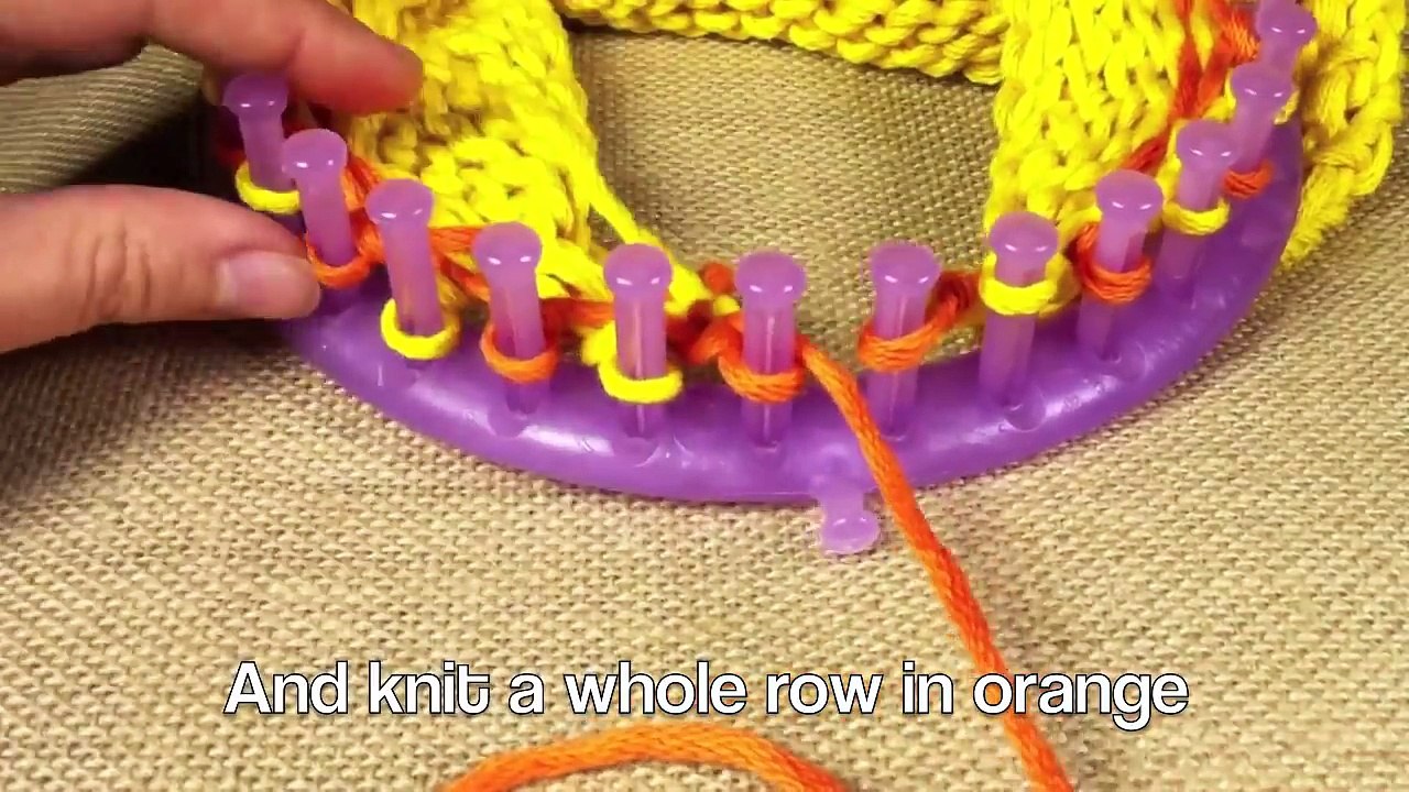 How to Loom Knit a Sack Bag (DIY Tutorial)