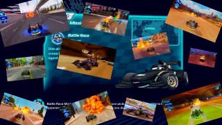 CARS 2 - Francesco Bernoulli - MIDNIGHT - BLACK ( Disney game race + mini s - McQueen & Mater )