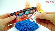 Learn Colors M&Ms Chocolate Surprise Egg Baby Dolls in Mug Cups Finger Family Song Nursery Rhymes