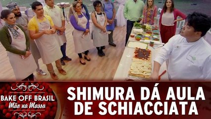 Rogério Shimura dá aula de schiacciata