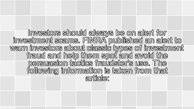 Tips for Avoiding Investment Fraud