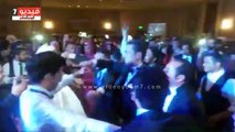 مصطفى حجاج يشعل حفل زفاف الفنان مصطفى أبو سريع