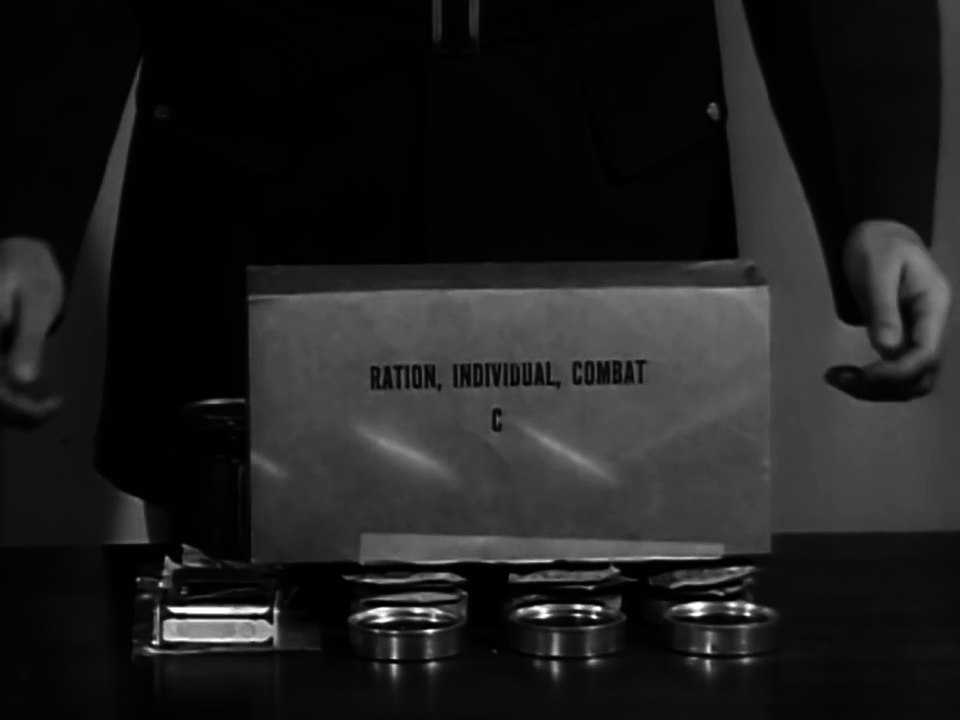 C-Ration, WWII One Day's Meals,, from