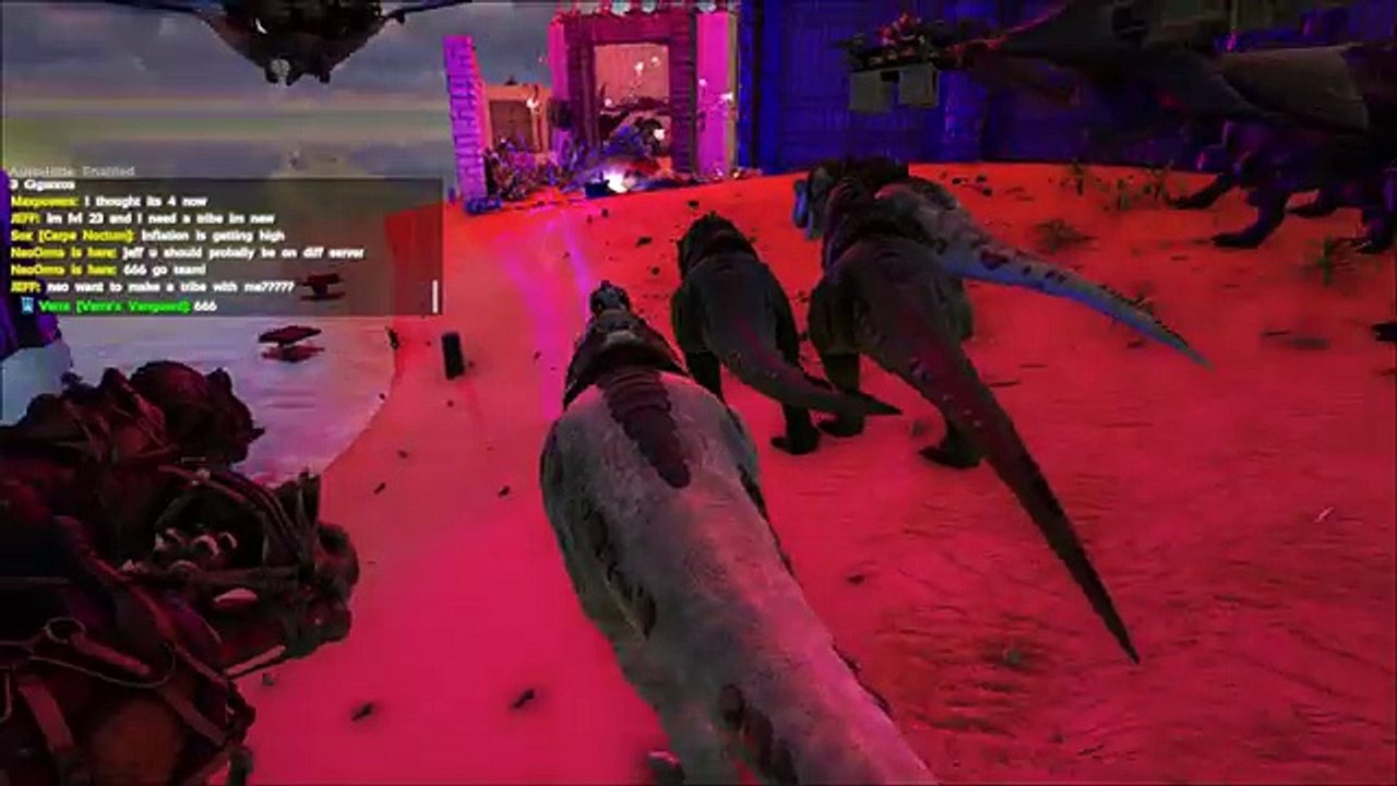 Ark Alpha Raid (MASSIVE RAID) Tribe Rage Quits