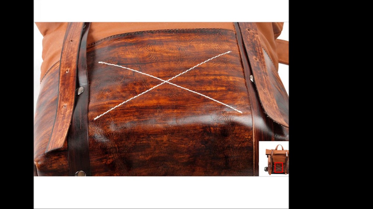 mochilas de hombre mochilas - vintage canvas backpack