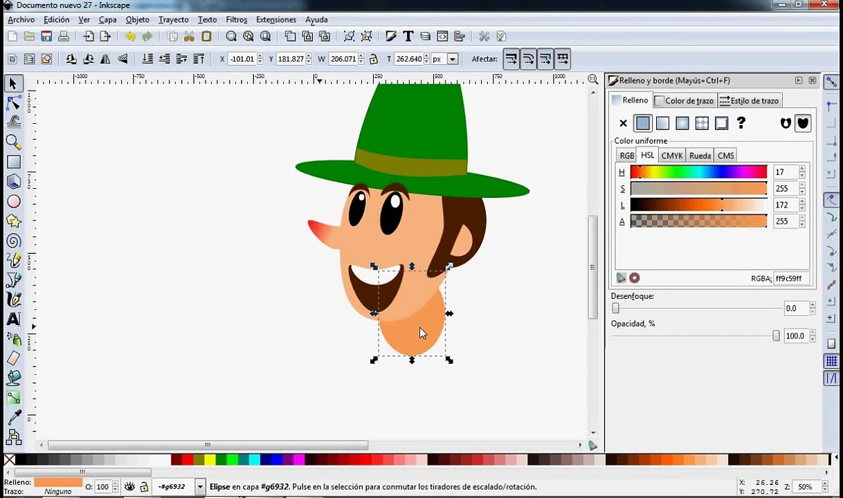 Video Tutorial de Inkscape en Español 9: Dibujar y animar un personaje ...