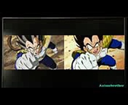 Dragon ball Z Kai Vegeta Great Ape Transformation Comparison (90s version Vs Remastered Version)