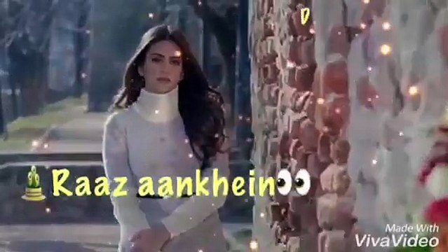 Raaz Aankhen Teri | Sad love ❤️ Song | New Version | Whatsapp animated Status Video hindi