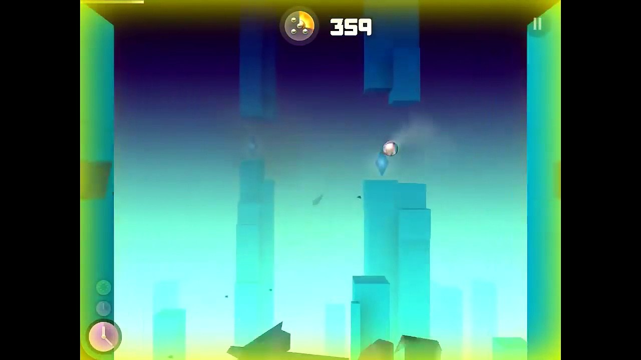 Fast forward Version of Smash Hit Training Level - One Live, no crystal missed