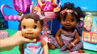 6 Baby Alive Outfits Doll Clothes Fashion Show Diaper Change Toy Unboxing & Review