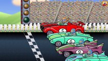 Race Car & Police Truck - Cars Cartoons for Kids | Police Car - Service Vehicles, Diggers for Kids