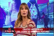 Cruces imposibles en Lima: ciudad no apta para peatones