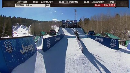 X Games 2014 Men's Ski SlopeStyle Final Part 2