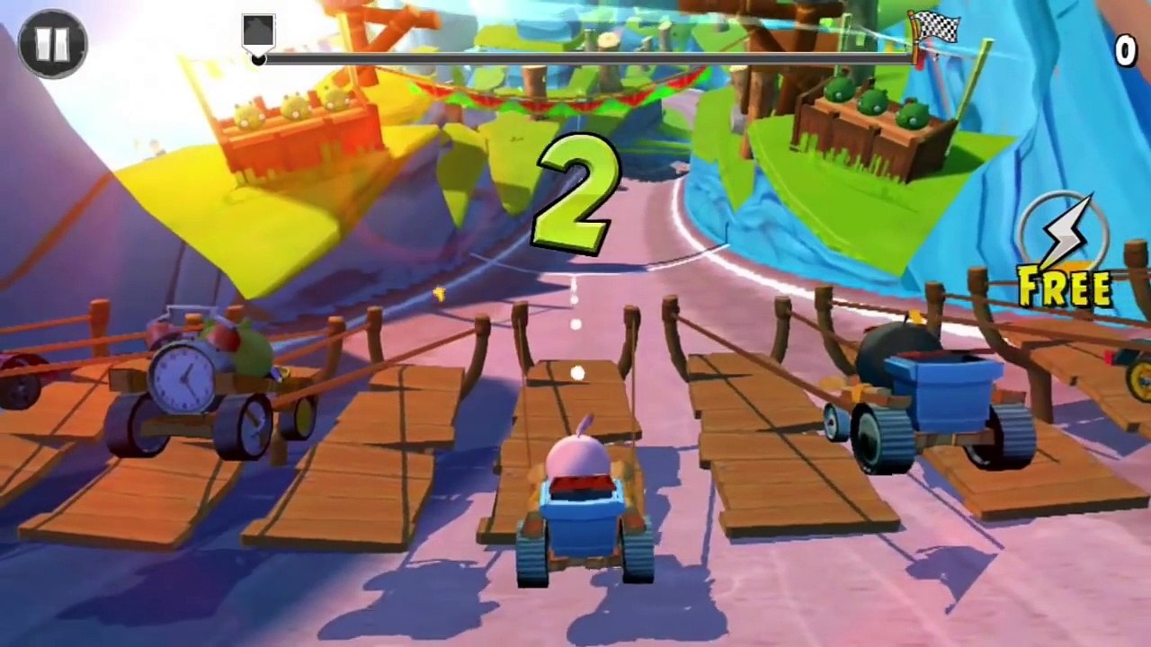 [iOS] Angry Birds Go! прохождение [#5] - Мегоэпичная взлетная гора