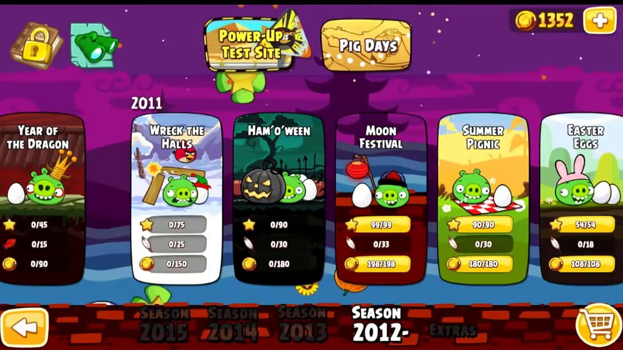 Angry Birds Seasons Hamoween All levels