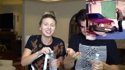 COUPLES TRY NOT TO LAUGH CHALLENGE! (WITH WATER)