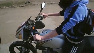 обучение мотоциклистки с нуля.