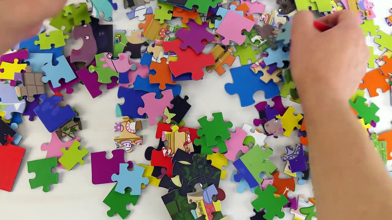 Peppa Pig Fun puzzles compilation