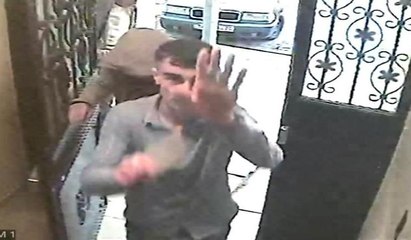 Hırsızlar, güvenlik kamerasına el sallayarak içeri girdiler