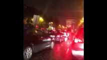 Débordement de supporters Marocains à Paris après la qualification du Maroc pour la coupe du monde de Football 2018