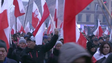 Warsaw far-right march on Polish independence day
