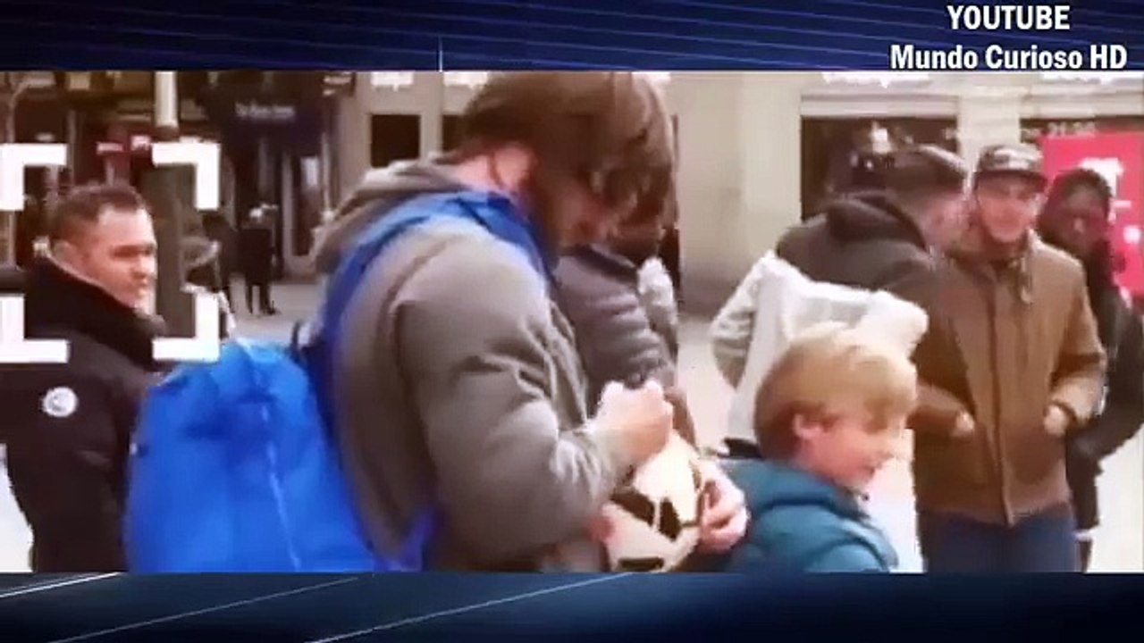 NEW VIDEO  Cristiano Ronaldo dresses up as a beggar… and proves he will do ANYTHING for his fans