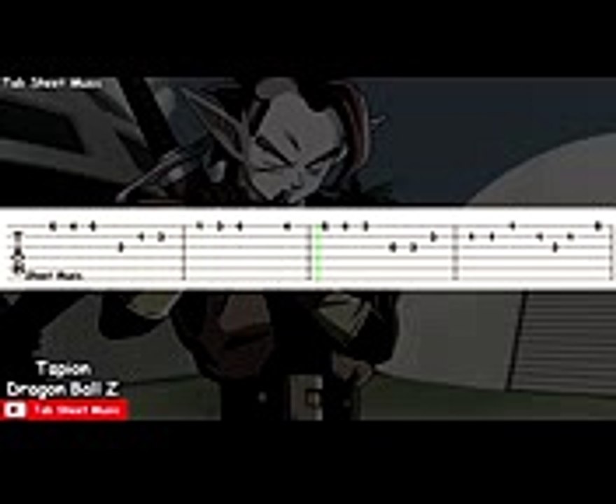 Dragon Ball Z OST - Tapion Theme Guitar Tutorial