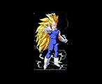 Dragon ball AF - Vegeta transformations (ssj 1-20)