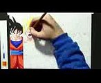 Speed Drawing - GOKU TRANSFORMATIONS [Dragon Ball Z]