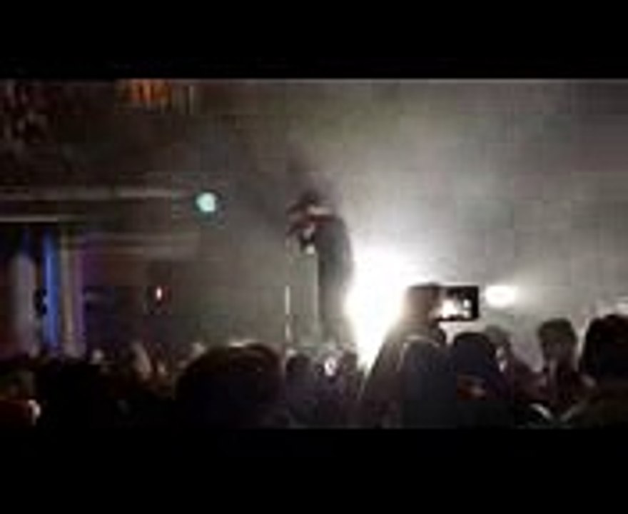NF - Therapy Session tour - telling jokes to the crowd - Grand Rapids, MI May 6 2017
