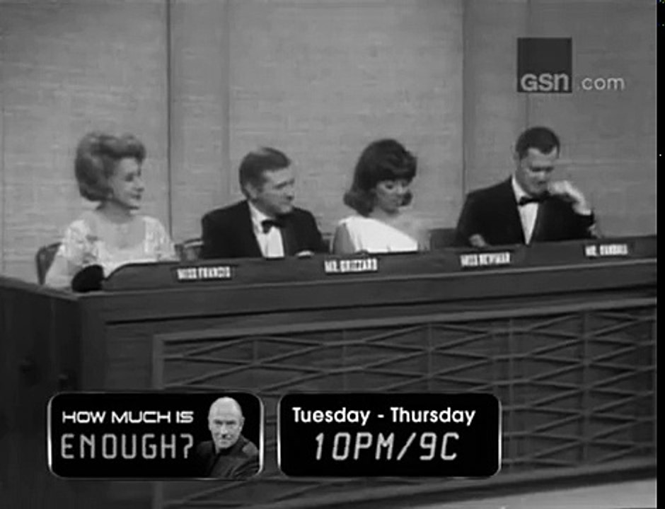 Whats My Line? - Raquel Welch; PANEL: George Grizzard, Phyllis Newman, Tony Randall (Apr 30, 1967)