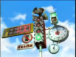 奇妙な世界を5台の電車が疾走する3DCGアニメーション　Justice Runners