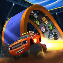 Вспыш и чудо-Командная Гонка Пикапов