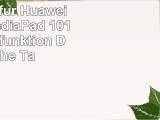 Qwertz Tastatur Tablet Tasche für Huawei 10 FHD MediaPad 101 mit Standfunktion  Deutsche