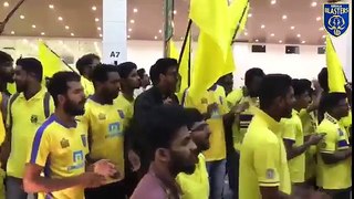 Kerala Blasters Entry to Cochin Airport
