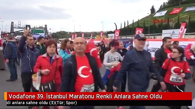 Vodafone 39. İstanbul Maratonu Renkli Anlara Sahne Oldu