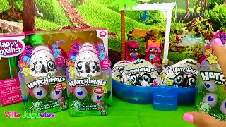 32 Huevos Sorpresas Hatchimals + Muñequtas LOL Juegan en la Piscina