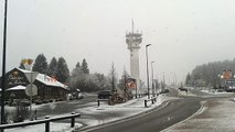 Premières neiges à la Baraque de Fraiture ce dimanche 12 novembre