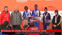 Vodafone 39. İstanbul Maratonu'nda Ödüller Verildi