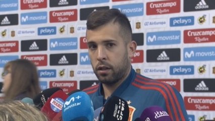 Jordi Alba: Ojalá que podamos soñar con ganar el Mundial
