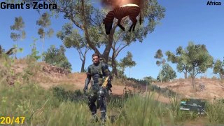 Metal Gear Solid V: The Phantom Pain ★ All Wild Animals [ Location Guide ]